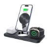 Bild von Rixus RXWC31 3 in 1 Wireless Charger Stand For Phone, Watch And Airpods Black