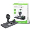 Bild von Rixus RXWC31 3 in 1 Wireless Charger Stand For Phone, Watch And Airpods Black