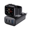 Bild von Rixus RXHC40 43W Charging Block For iWatch, iPhone, Airpods Black