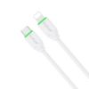 Bild von Rixus RXUC18L Fast Charging USB-C To Lightning Cable White