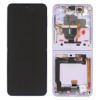 Bild von Samsung Galaxy Z Flip 3 (SM-F711B) Display Complete + Frame (No Camera) GH82-27243D /  GH82-27244D - Lavender