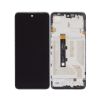 Bild von Motorola Edge 20 Lite (XT2139) Display And Digitizer With Frame Black Service Pack