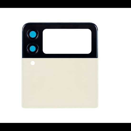 Bild von Samsung Galaxy Z Flip3 (SM-F711B) Battery cover (Up) - Cream