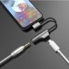 Bild von Rixus RXL07 Adapter Charge And Audio Cable For Lightning 11CM