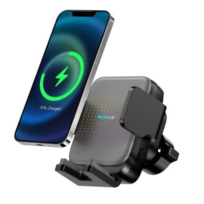 Bild von Rixus RXWC62 Wireless Mini Automatic Clamp Holder Black