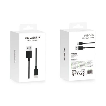 Bild von Data Cable US4002M USB-A To USB-C 200CM Black