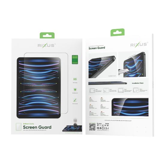 Bild von Rixus Screen Guard For iPad Mini 4 7.9&quot; (2015), iPad Mini 5 7.9&quot; (2018) - Clear