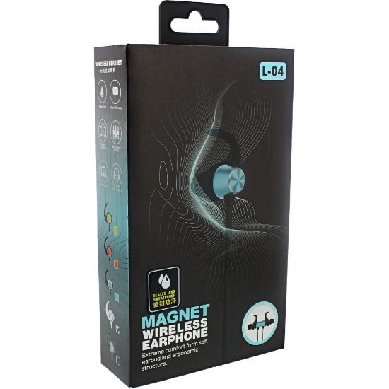 Bild von Sports Magnet Wireless Earphone L-04 - White