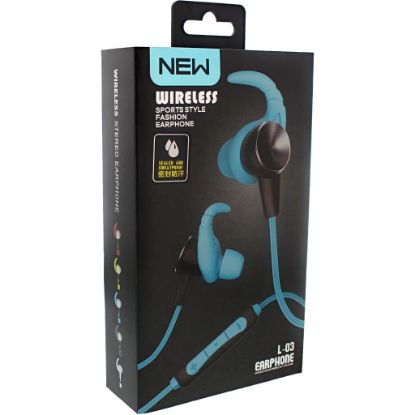 Bild von Wireless Sport Earphone With Sealed &amp; Sweatproof L-03 - Black