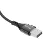 Bild von Rixus RXUC28AL Braided USB To Lightning Cable With LED Display 100CM Black