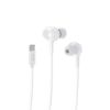 Bild von Rixus RXHD56CW USB C Wired Earbud Type Headphone With Microphone White