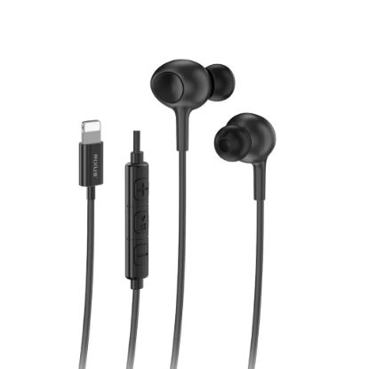 Bild von Rixus Lightning Wired Earbud Type Headphone With Microphone RXHD56L - Black