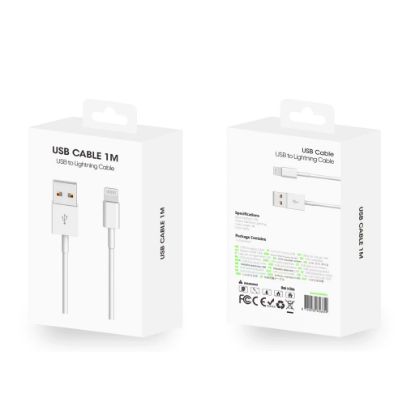 Bild von For iPhone Cable US2001M USB To Lightning 100CM White