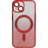 Bild von Gilter &amp; Glossy TPU Case For iPhone 15 Pro - Silver Red