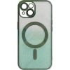 Bild von Gilter &amp; Glossy TPU Case For iPhone 15 Pro Max - Silver Green