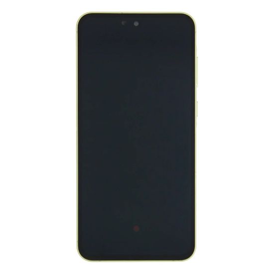 Bild von Samsung Galaxy A55 A556B Display And Digitizer With Frame Yellow Pre Assembled