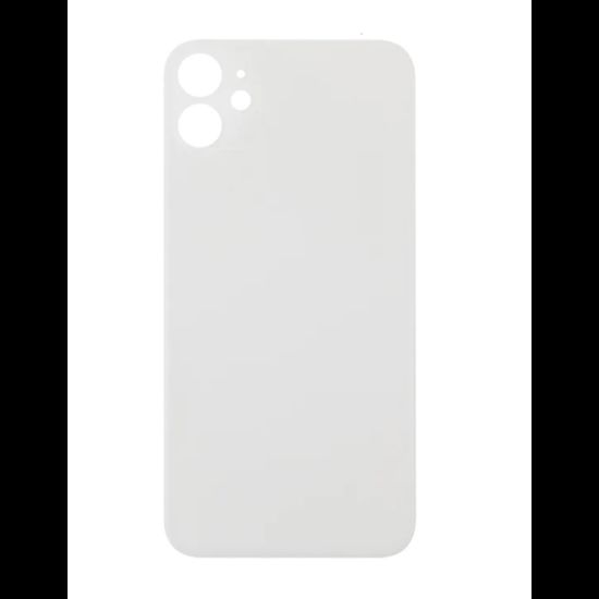 Bild von For iPhone 11 Extra Glass White (Enlarged Camera Frame) (excl. Logo)