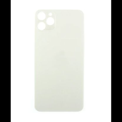 Bild von For iPhone 11 Pro Max Extra Glass Matte Silver/ White (Enlarged Camera Frame) (excl. Logo)