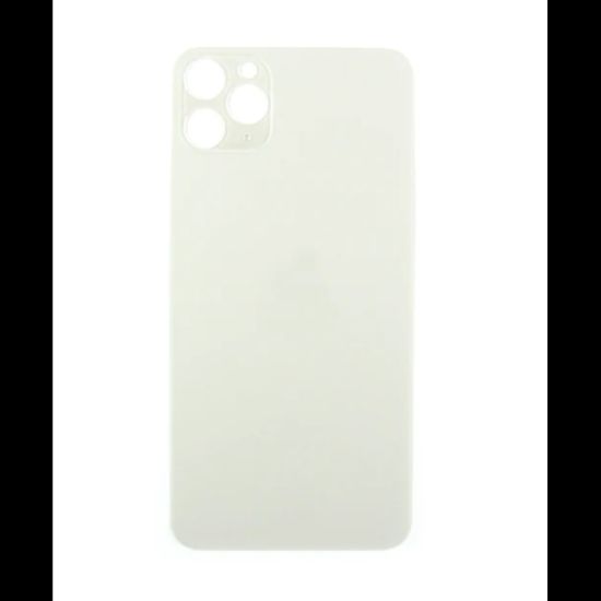 Bild von For iPhone 11 Pro Max Extra Glass Matte Silver/ White (Enlarged Camera Frame) (excl. Logo)