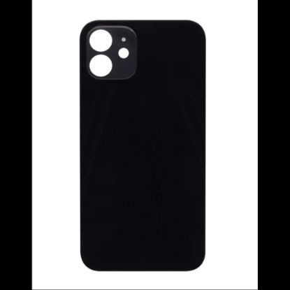 Bild von For iPhone 12 Extra Glass Black (Enlarged Camera Frame) (excl. Logo)