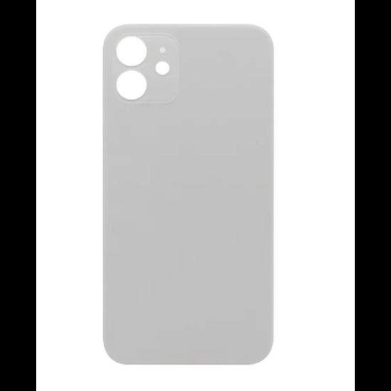 Bild von For iPhone 12 Extra Glass White (Enlarged Camera Frame) (excl. Logo)