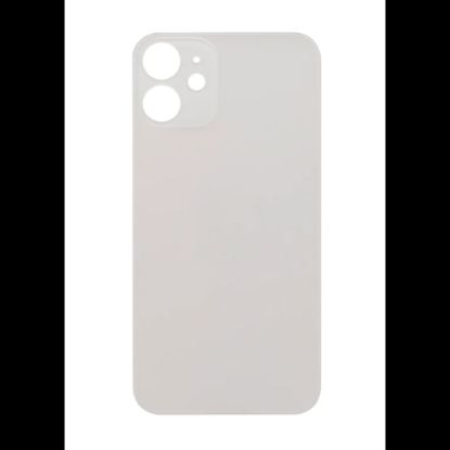 Bild von For iPhone 12 Mini Extra Glass White (Enlarged Camera Frame) (excl. Logo)