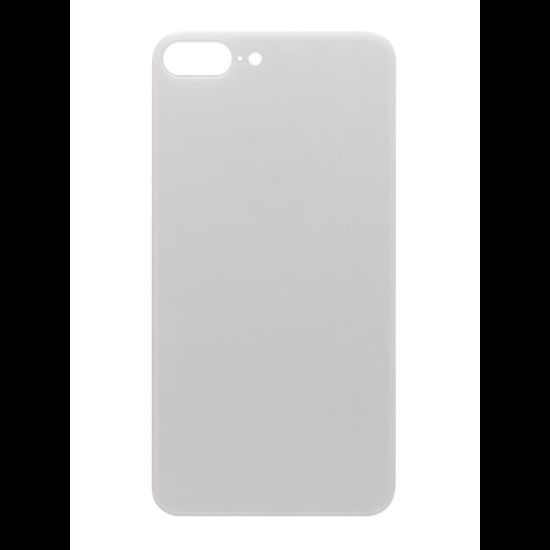 Bild von For iPhone 8 Plus Extra Glass White (Enlarged Camera Frame) (excl. Logo)