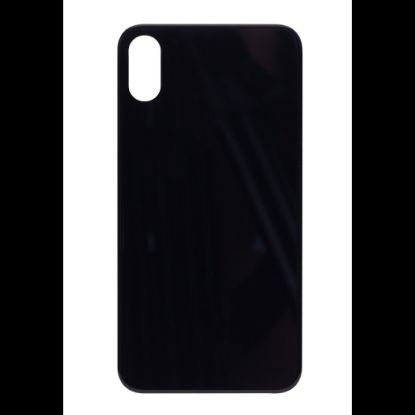 Bild von For iPhone XS Extra Glass Black (Enlarged Camera Frame) (excl. Logo)