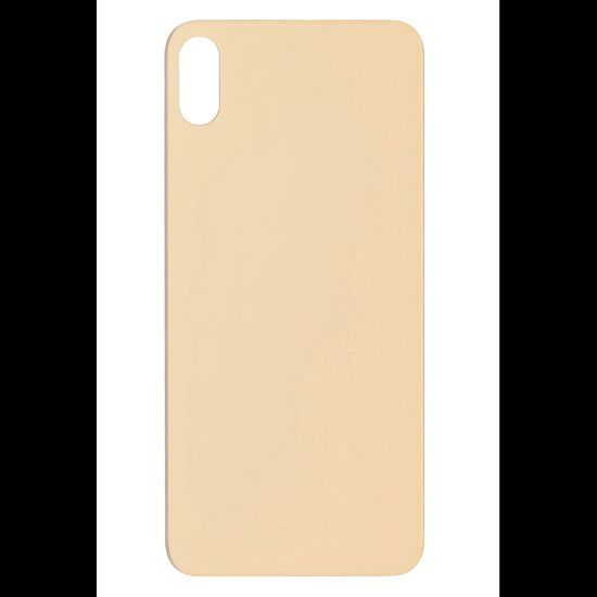 Bild von For iPhone XS Max Extra Glass Gold (Enlarged Camera Frame) (excl. Logo)