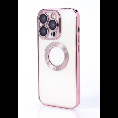 Bild von NY Glossy Phone &amp; Camera TPU Case For iPhone 15 Plus - Pink