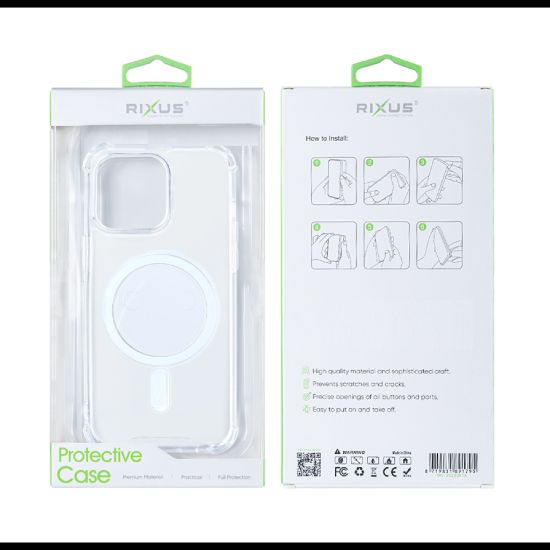 Bild von Rixus Magnetic Clear Case For iPhone 15 Pro Max