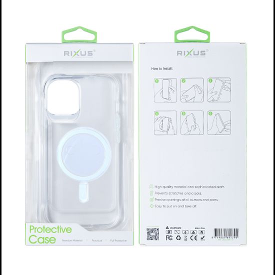 Bild von Rixus Magnetic Clear Case For iPhone 15 Plus