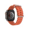 Bild von DTNO 1 DT8 Ultra Plus Smart Watch With Orange Strap Silver