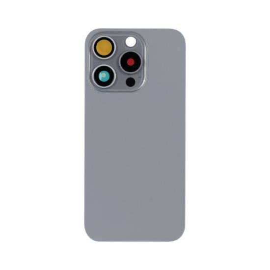 Bild von For iPhone 15 Pro Extra Glass Natural Titanium (Enlarged Camera Frame) (excl. Logo)