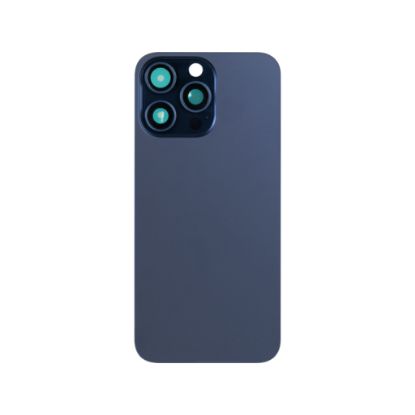 Bild von For iPhone 15 Pro Extra Glass Blue Titanium (Enlarged Camera Frame) (excl. Logo)