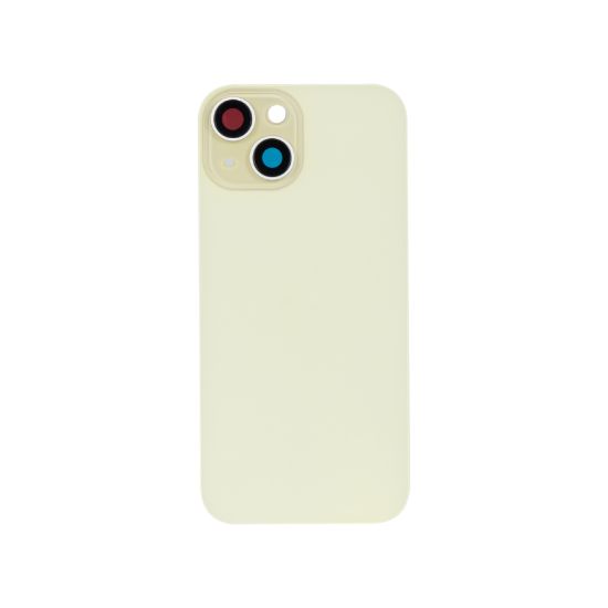 Bild von For iPhone 15 Plus Extra Glass Yellow (Enlarged Camera Frame) (excl. Logo)