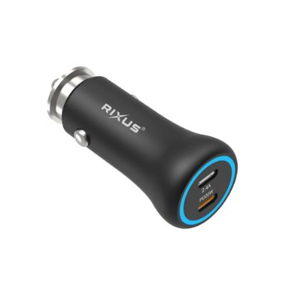 Bild von Rixus RXCC15 2-Port 20W Type-C Car Charger