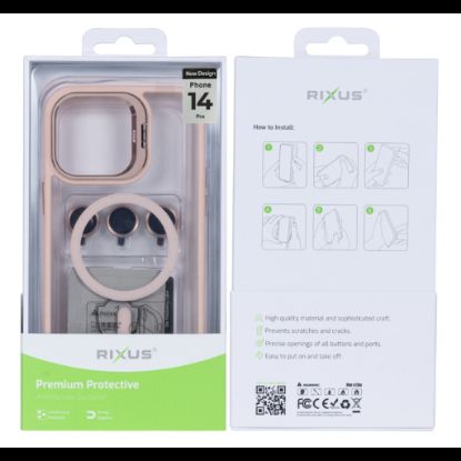 Bild von Rixus Classic 03 Case With MagSafe For iPhone 15 Light Pink