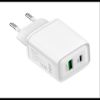 Bild von Travel Adapter CH033 Dual Port USB-A And USB-C 33W White