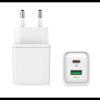 Bild von Travel Adapter CH033 Dual Port USB-A And USB-C 33W White