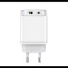 Bild von Travel Adapter CH033 Dual Port USB-A And USB-C 33W White