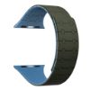 Bild von Rixus For Apple Watch 42mm, 44mm, 45mm, 49mm Silicone Band With Magnetic Dark Green + Deep Blue