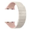 Bild von Rixus For Apple Watch 38mm, 40mm, 41mm Silicone Band With Magnetic White + Pink