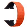 Bild von Rixus For Apple Watch 38mm, 40mm, 41mm Silicone Band With Magnetic Orange + Midnight