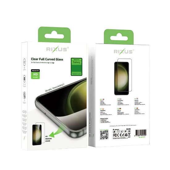 Bild von Rixus Tempered Glass Curved Edge For Samsung Galaxy S23 FE S711B