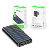 Bild von Rixus RXPB47 Solar Powerbank 20.000 mAh With Built-in Cables Black