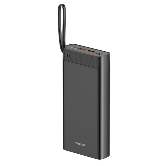 Bild von Rixus High Capicity Powerbank 20000 mAh 22.5W RXPB52 - Black