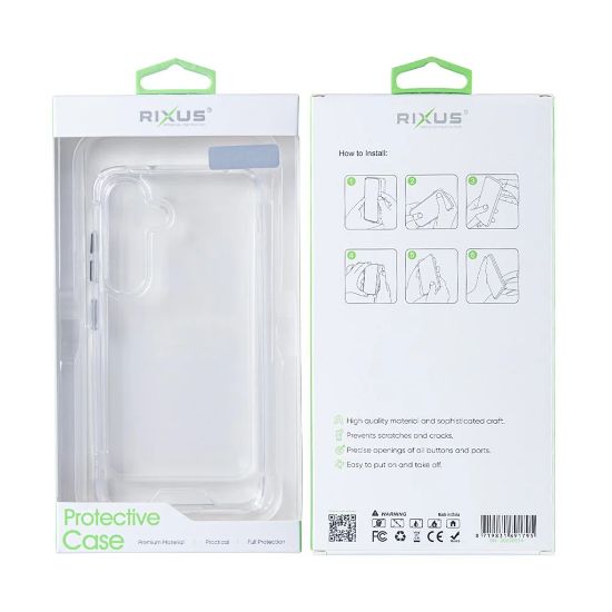 Bild von Rixus Anti-Shock TPU For Samsung Galaxy A15 5G A156B Crystal Clear