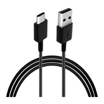 Bild von Samsung 0.80M Type C to A , USB 2.0 Data Cable (EP-DR140ABE) Bulk Black Service Pack