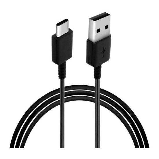 Bild von Samsung 0.80M Type C to A , USB 2.0 Data Cable (EP-DR140ABE) Bulk Black Service Pack